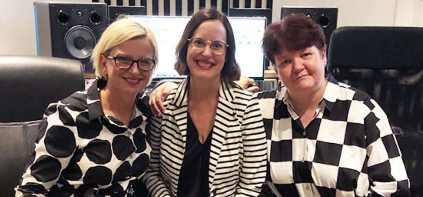 Liisa Eerola ja Nina Elomaa Fazerilta sekä Kati Palsanen