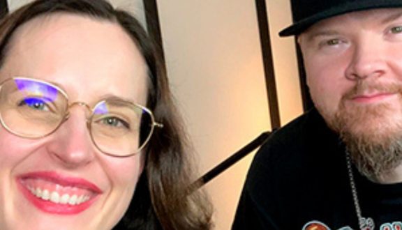 Kati Palsanen ja Henrik "Iso H" Rosenberg