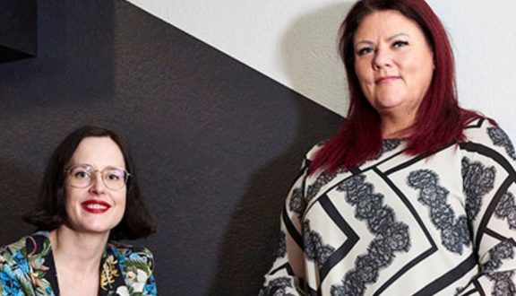 Kati Palsanen ja supernanny Pia Penttala